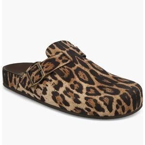 Mia Animal Print Mule with Buckle Sz 10